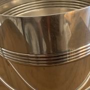 Gallia Christofle 1940 silver metal ice bucket