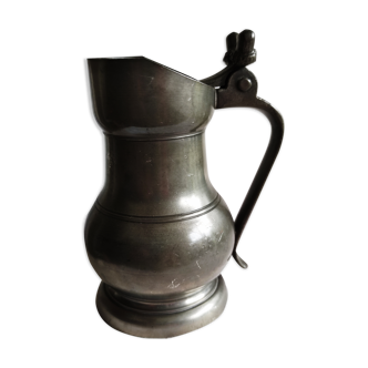 Louis Houzeau certified true tin pitcher