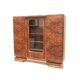 Large vintage burl walnut Art Deco cabinet made in the 1930s
