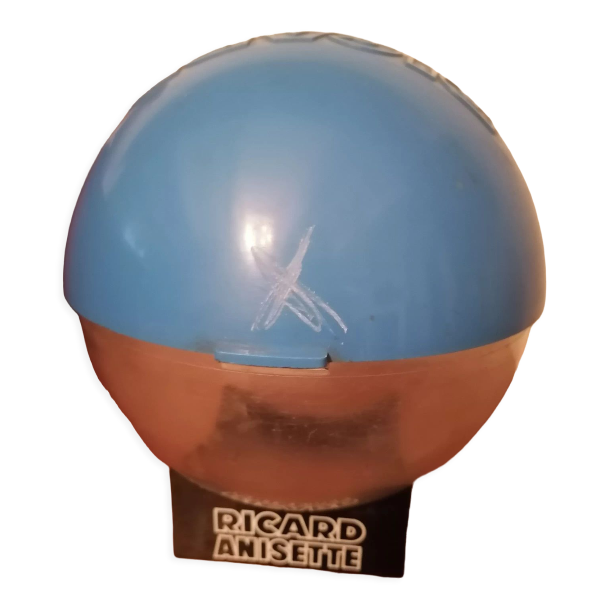 Sugar anisette ricard ball distributor blue 1970