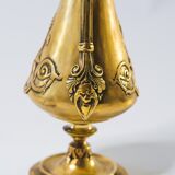 Old brass candle holder early xxth