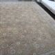 1970s Vintage Persian Handmade Wool Cotton Light Brown Area Rug 290x372