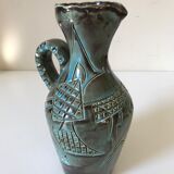 Pichet céramique Huguette Bessone vintage des annees 60