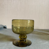 Set of 6 blown glass glasses