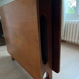 Scandinavian folding teak dining table