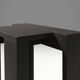 Black Stackable Stool by Bram Vanderbeke, Belgium