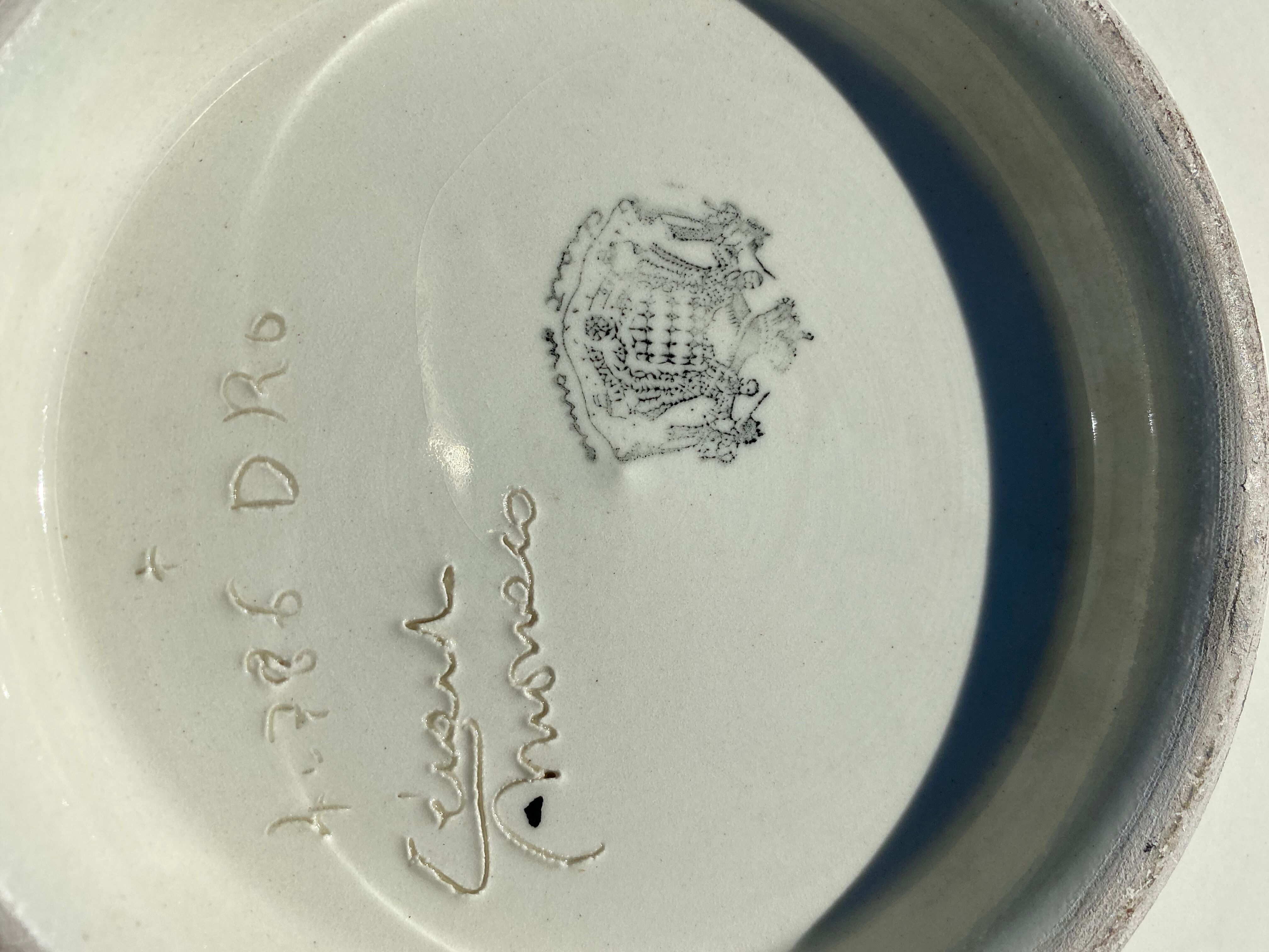 Vintage ceramic dish Monaco Cerart