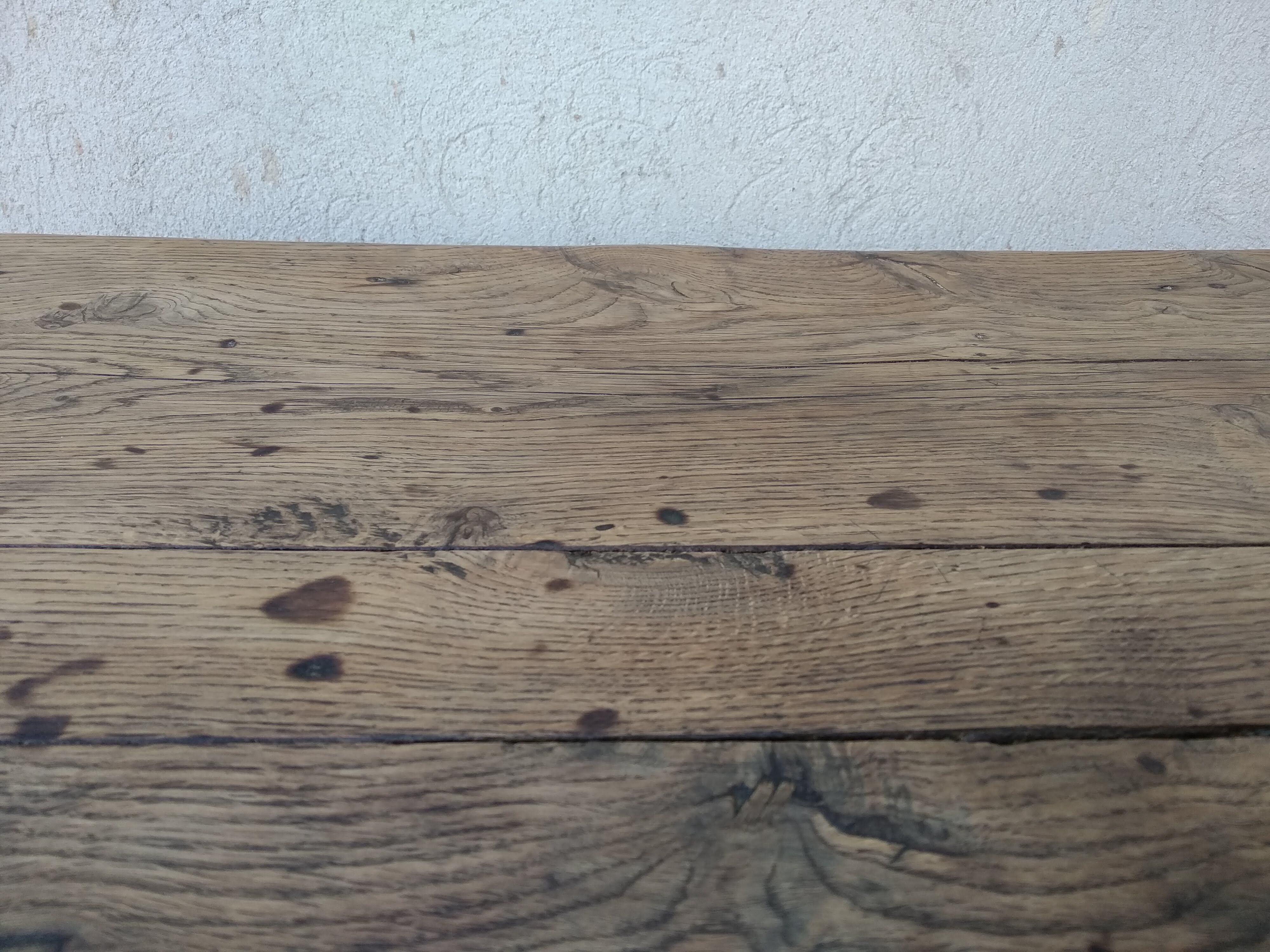 Farmhouse coffee table with solid wood drawer