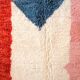 Tapis en laine naturelle fait main artisanal taille 140/240 cm