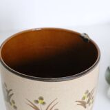 Antique ceramic pot cover, vintage