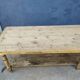 Table de métier drapière sapin décapé 3m