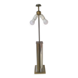 Sciolari style metal table lamp base 1970