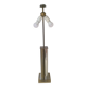 Sciolari style metal table lamp base 1970