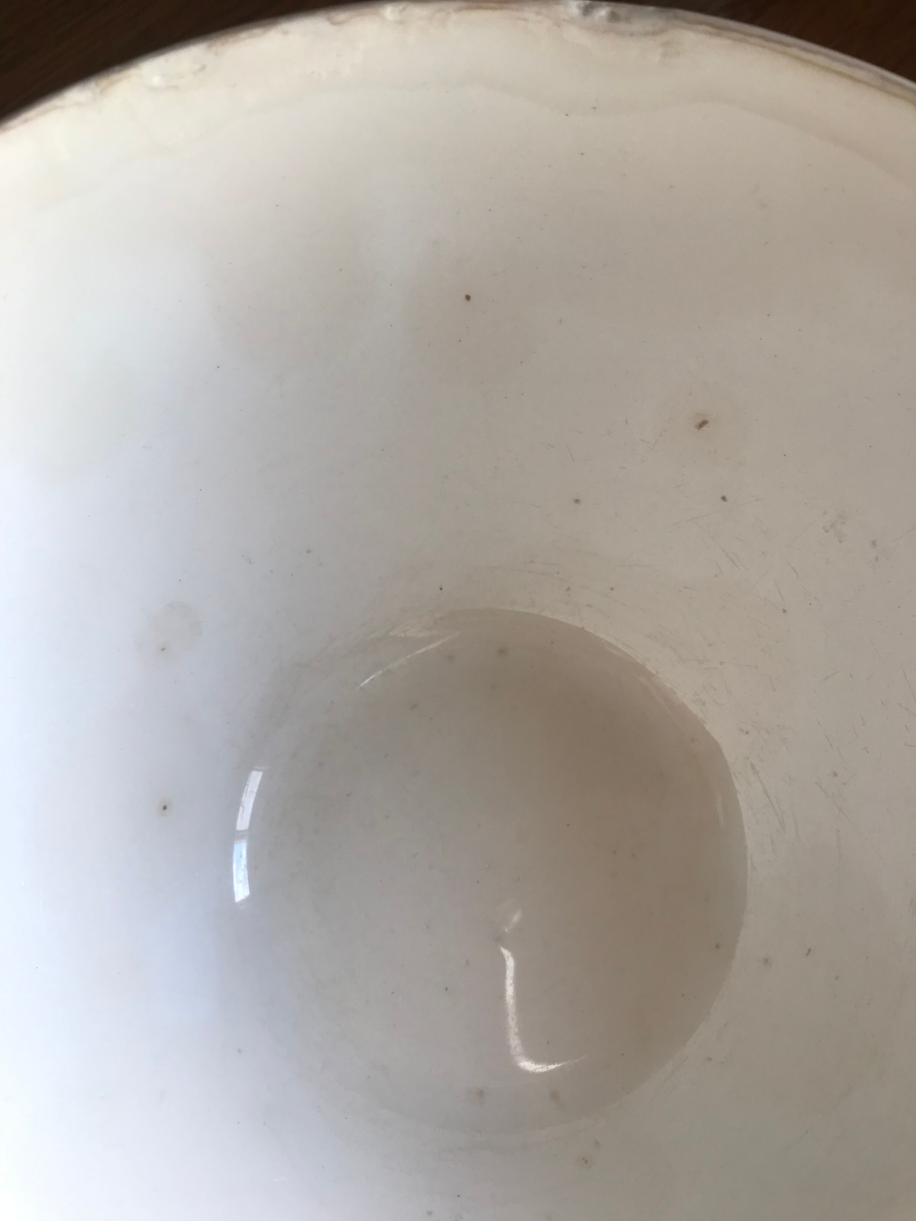 Old XXL bowl , said chabrot bowl , Sarreguemines Digoin