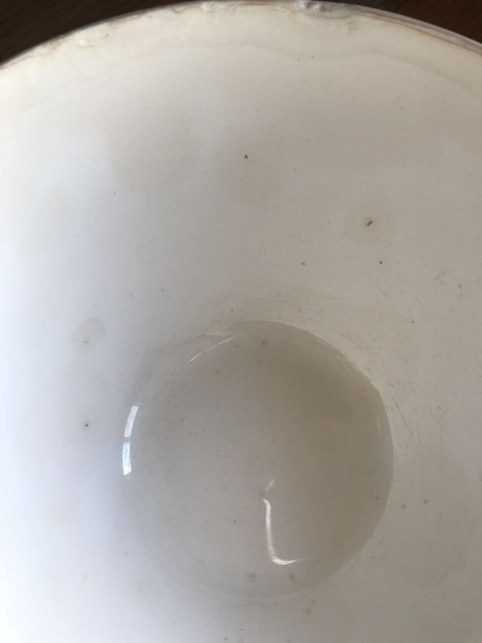 Old XXL bowl , said chabrot bowl , Sarreguemines Digoin