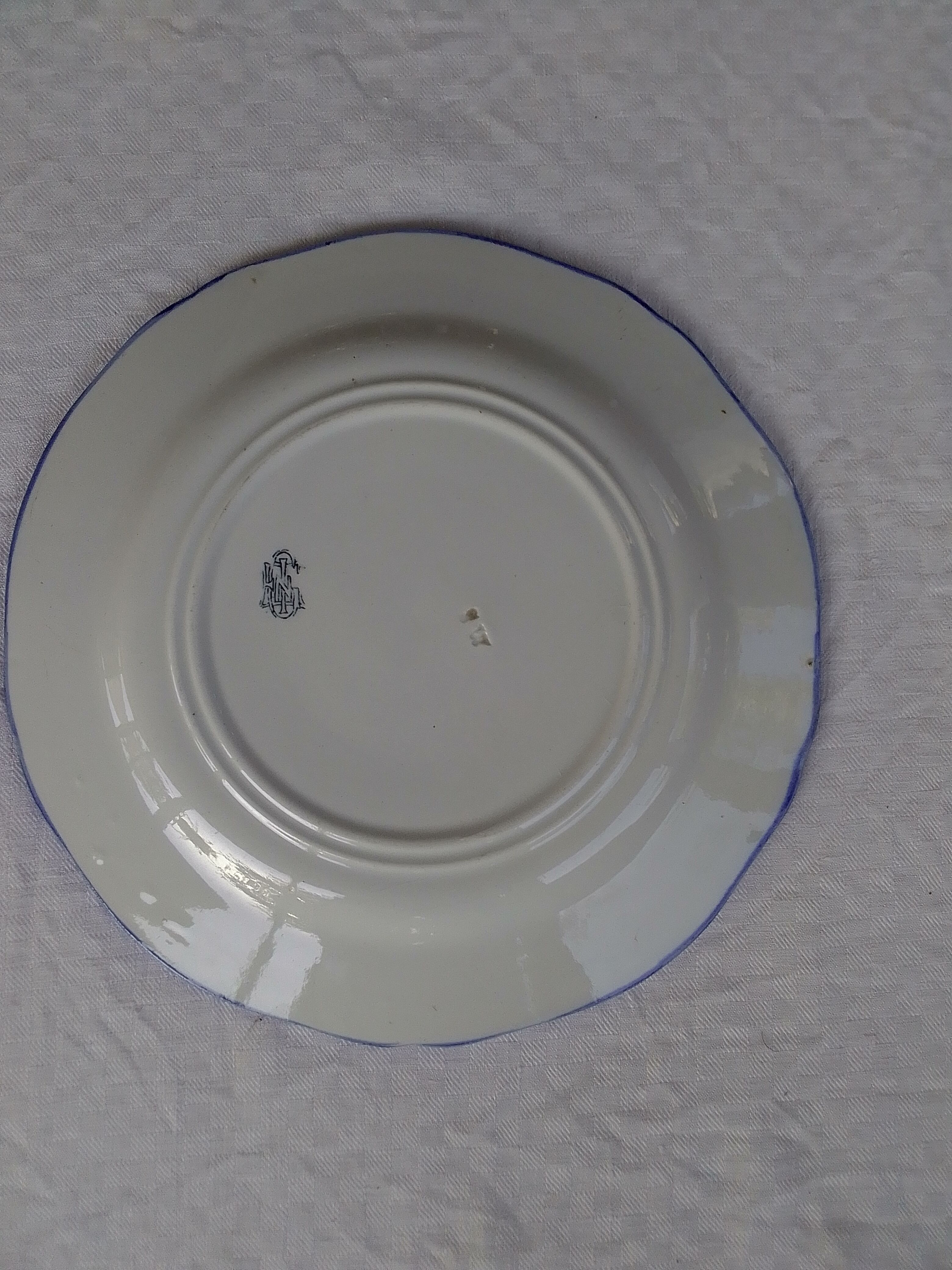 Assiette faience de Gien modèle renaissance