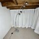 Arc floor lamp with wooden base and 5 lights Agemob MCM style