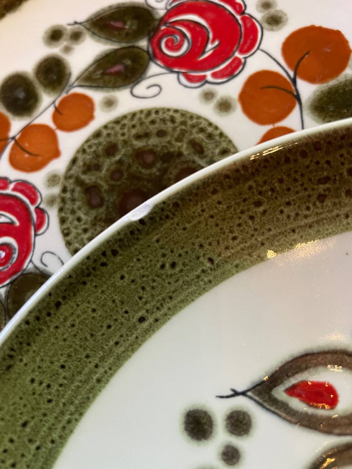 German ceramic plates