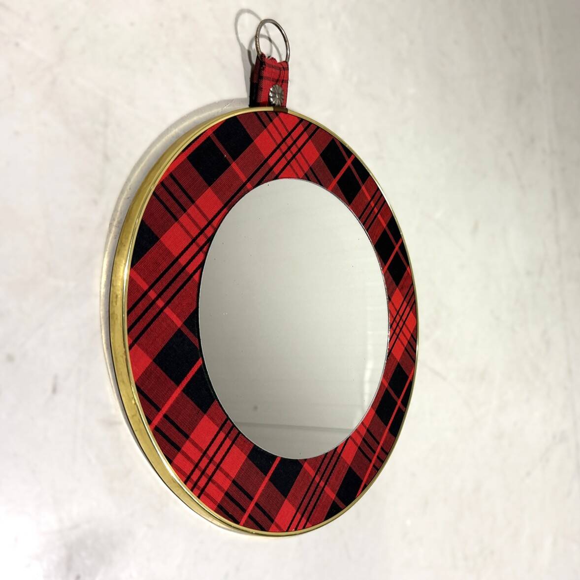 Tartan wall mirror 1960’s