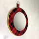 Tartan wall mirror 1960’s