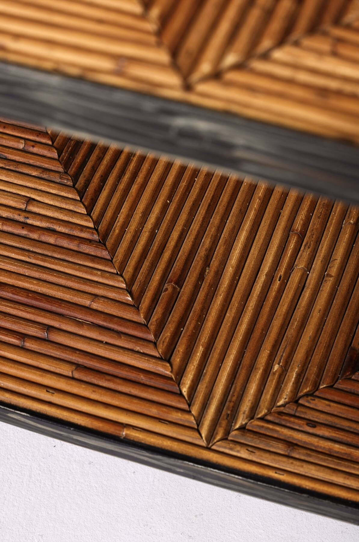Rattan and bamboo coffee table years, 1970s