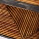 Rattan and bamboo coffee table years, 1970s