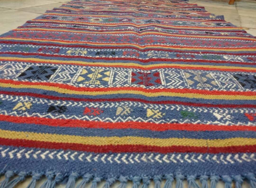 Handmade kilim multicolor 100x200cm