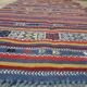 Kilim multicolore fait à la main 100x200cm