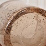 Ice bucket biot old bubble glass