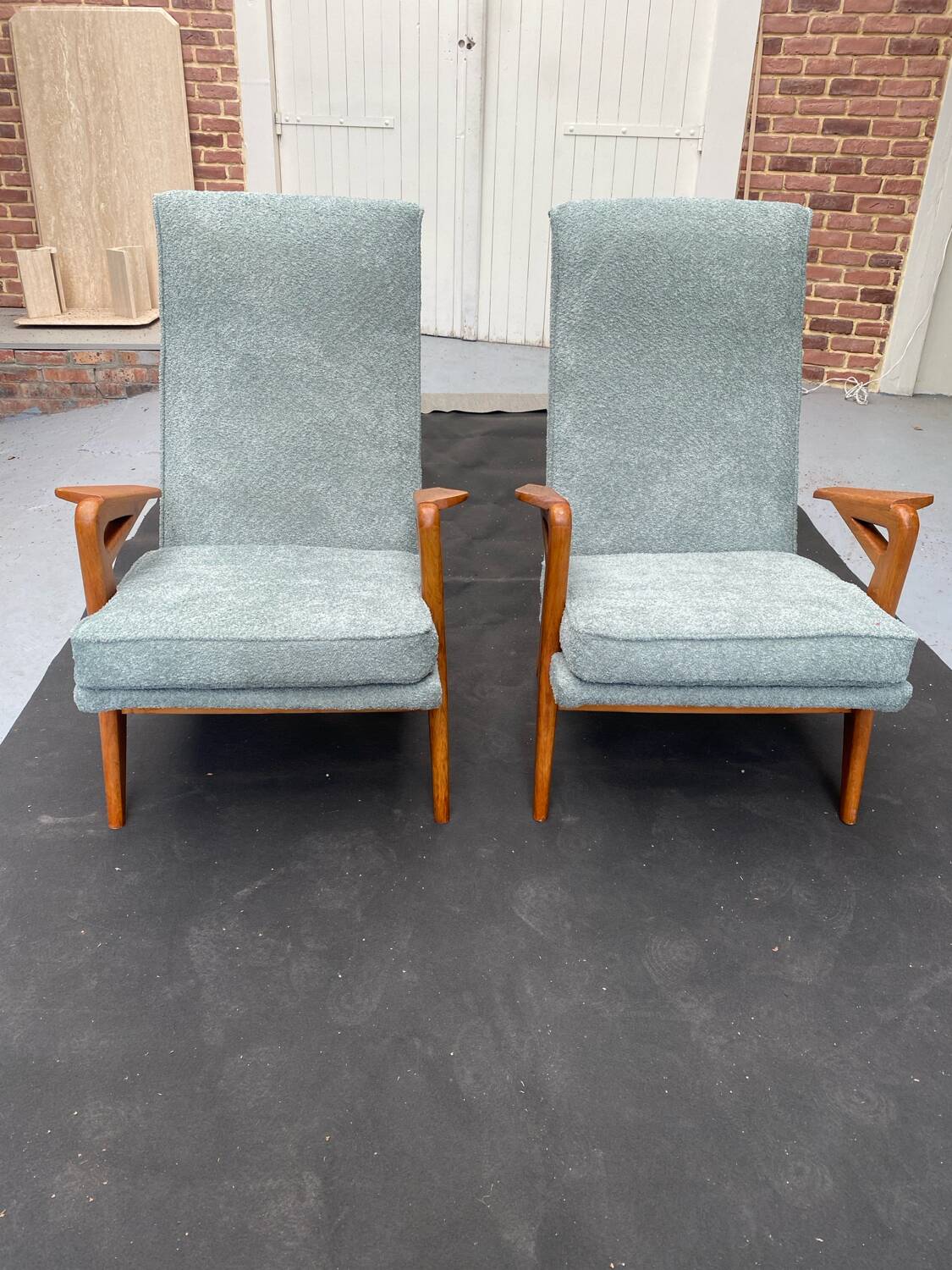 Pair of vintage armchairs