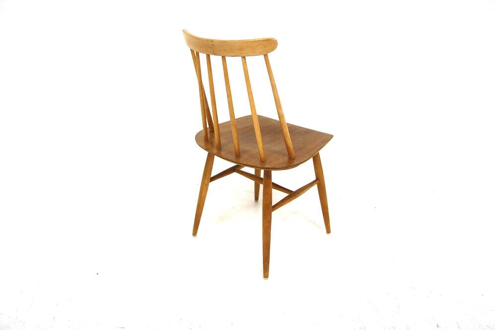 Set of 4 "Fanett" teak chairs by Ilmari Tapiovaara, Sweden, 1960