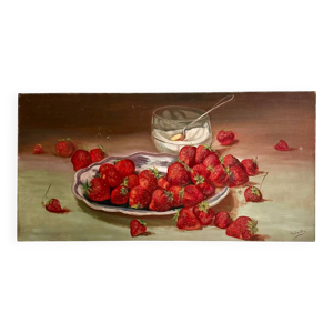 Huile sur toile, nature