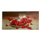 Oil on canvas, still life with strawberries signed Raymond JAFFRÉ (1918-2003)