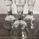 Set of 4 Glass Goblets or Glass Domes