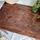 Antique solid wood farmhouse table 2 drawers