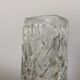 Vase en verre rectangulaire vintage