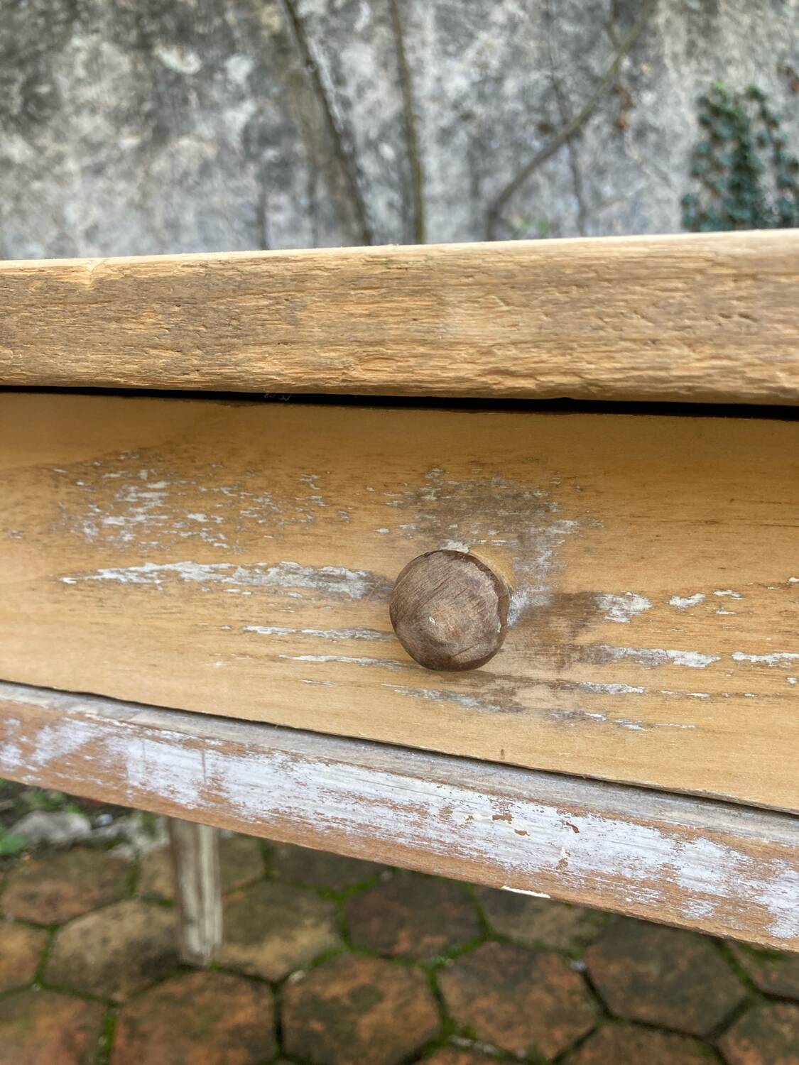 Vintage farmhouse table