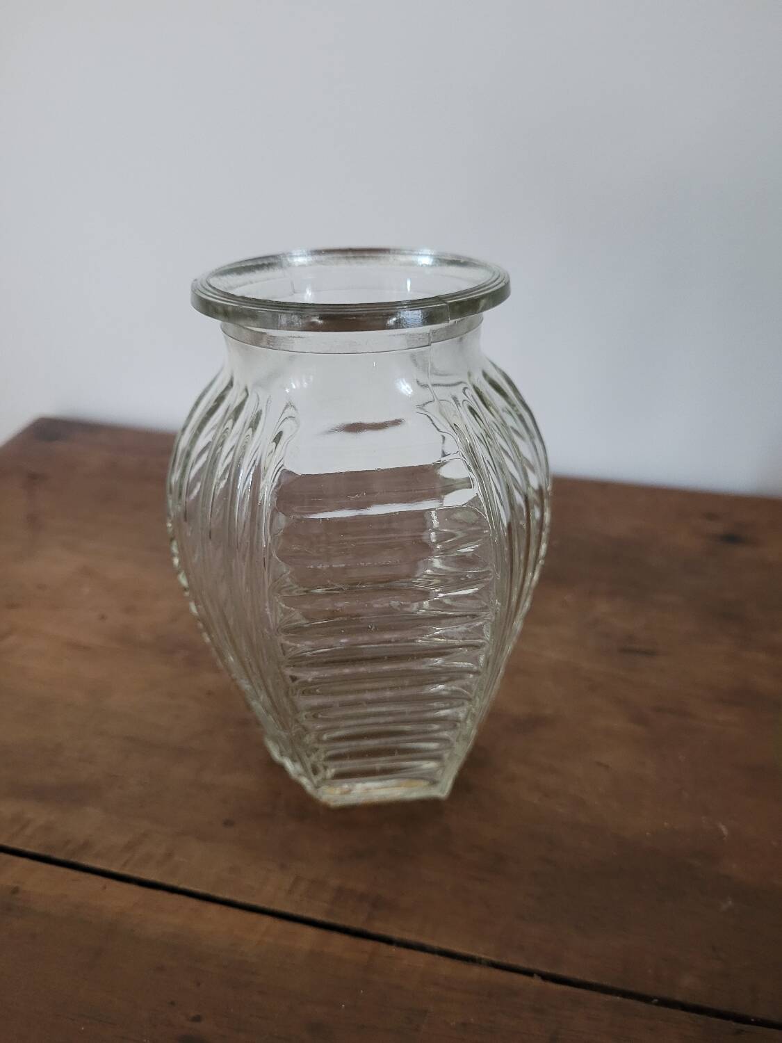 Small Art Deco glass vase