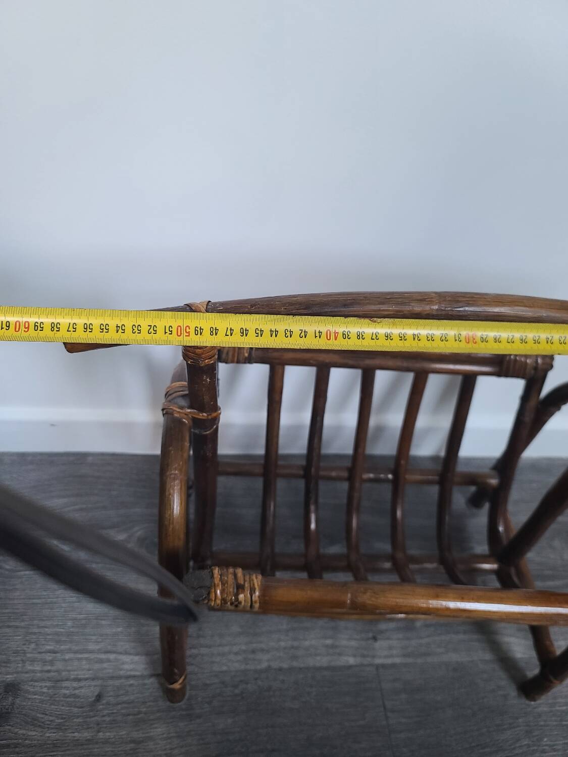 Bamboo magazine rack