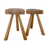 Brutalist tripod stools