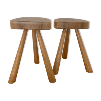 Brutalist tripod stools