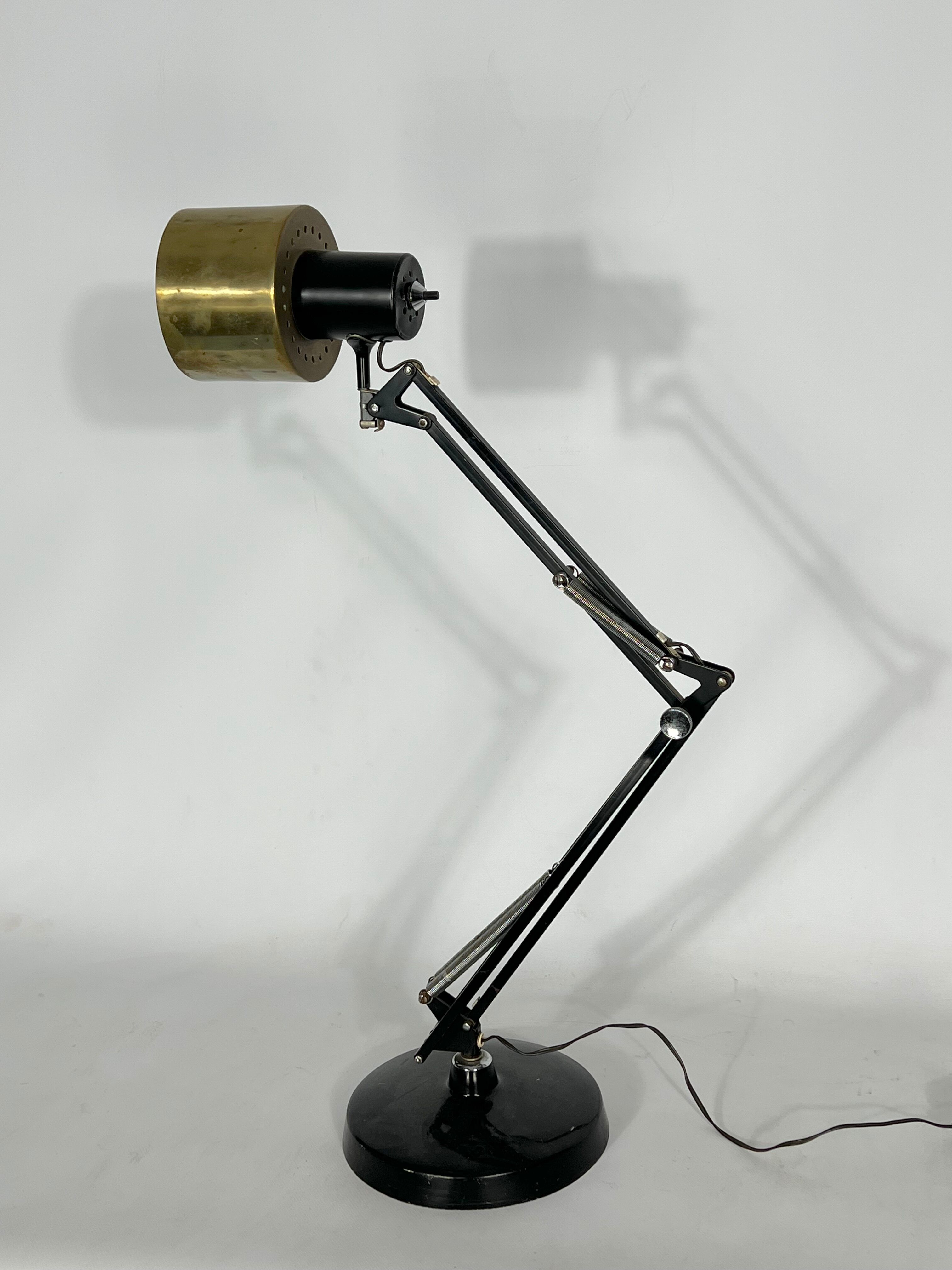 Jac Jacobsen, rare L2 Luxo table lamp from 50s