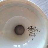 Cake dish with stand Sarreguemines model Poitou