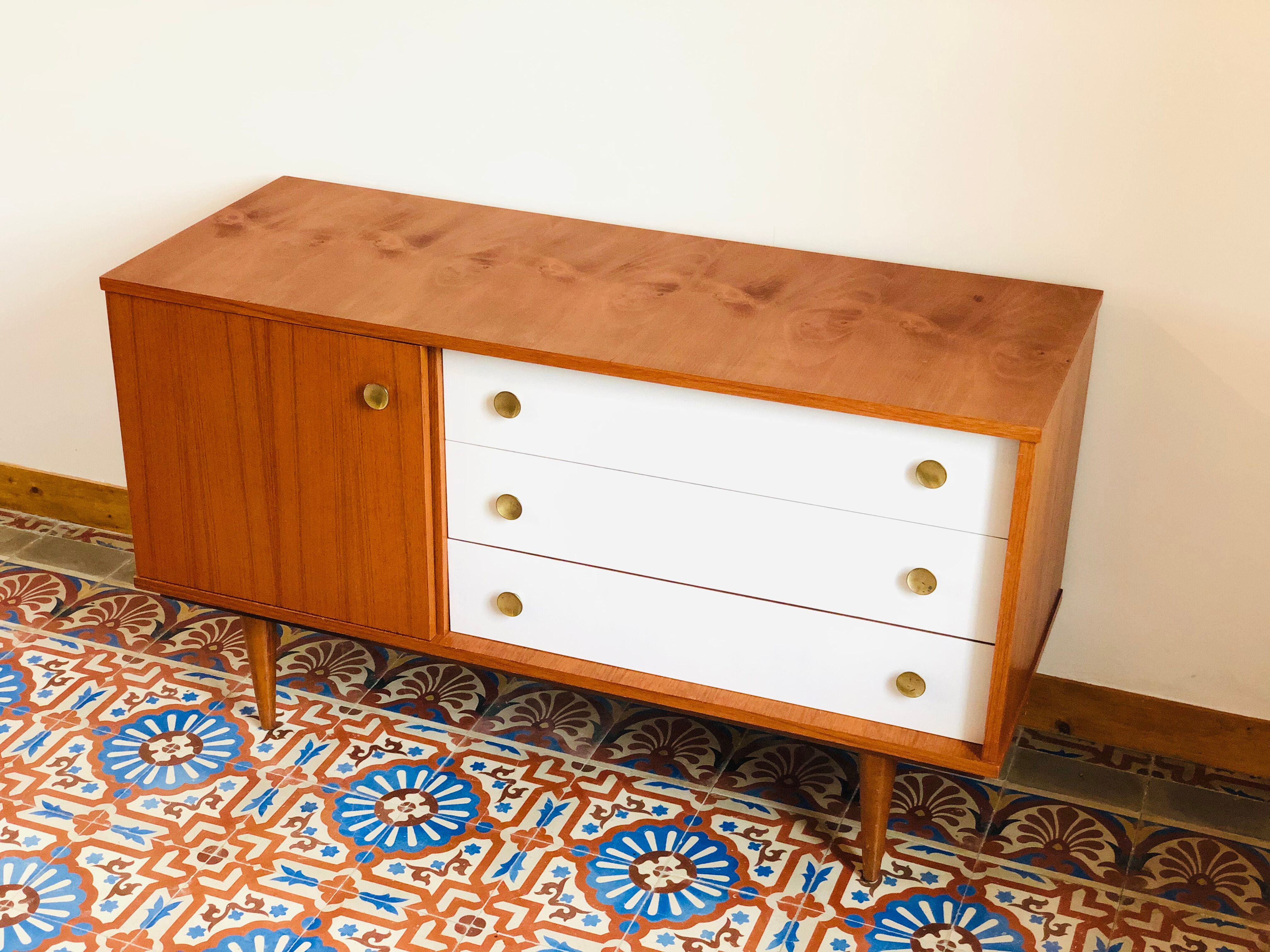 Vintage teak dresser