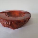 Red onyx ashtray