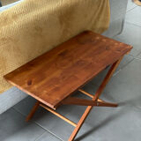 Rectangular wooden coffee table