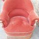 Paire de fauteuils crapaud velours