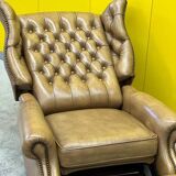 Vintage Handmade Chesterfield Recliner Armchair