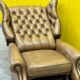 Vintage Handmade Chesterfield Recliner Armchair