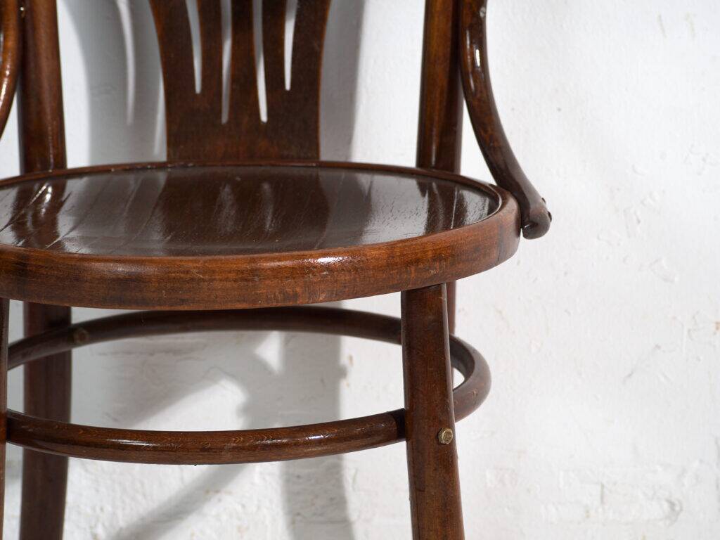 Pair of antique bentwood chairs in Thonet style – Central Europe, circa 1905